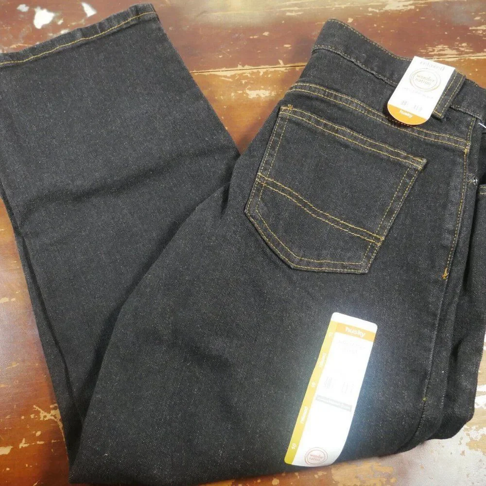 Wonder Nation Boys Jeans Size 10 Relax Denim Husky Relaxed